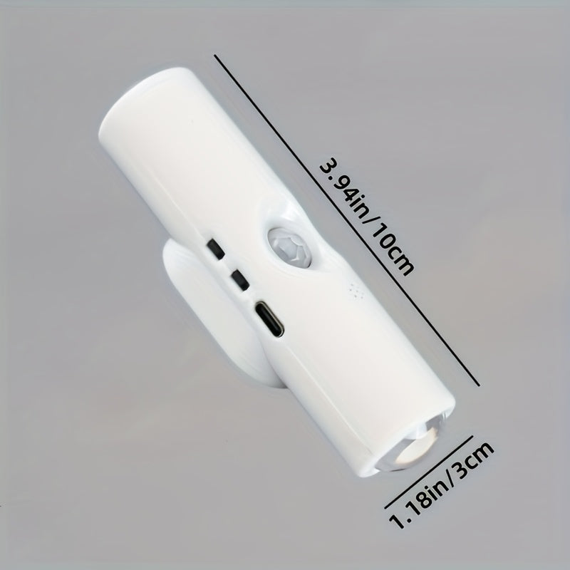 Lot 3 Appliques Murales LED Oeil de Chat Detecteur Mouvement RGB Rechargeable USB