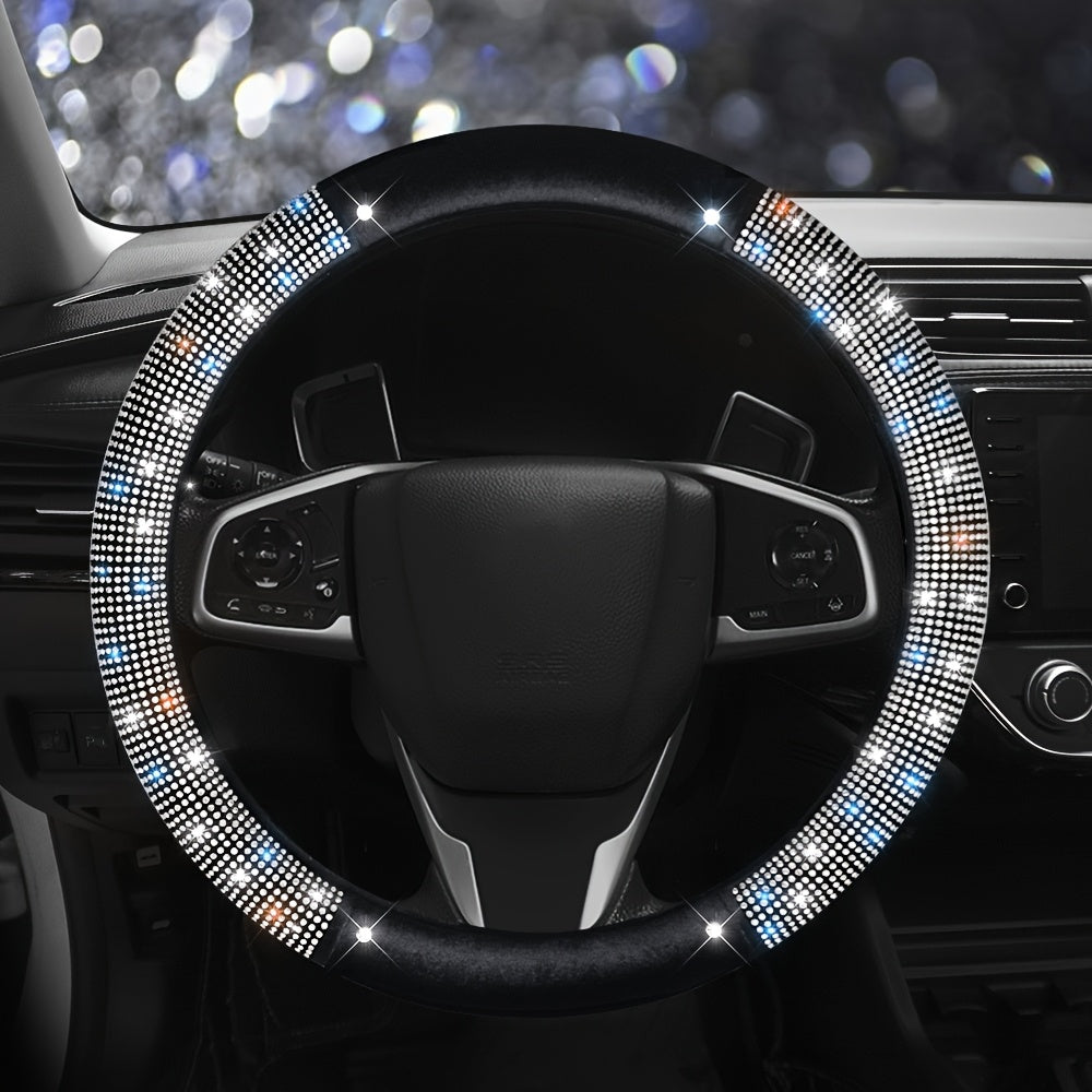 Housse de Volant Ornee de Diamants - Luxe & Confort Universel