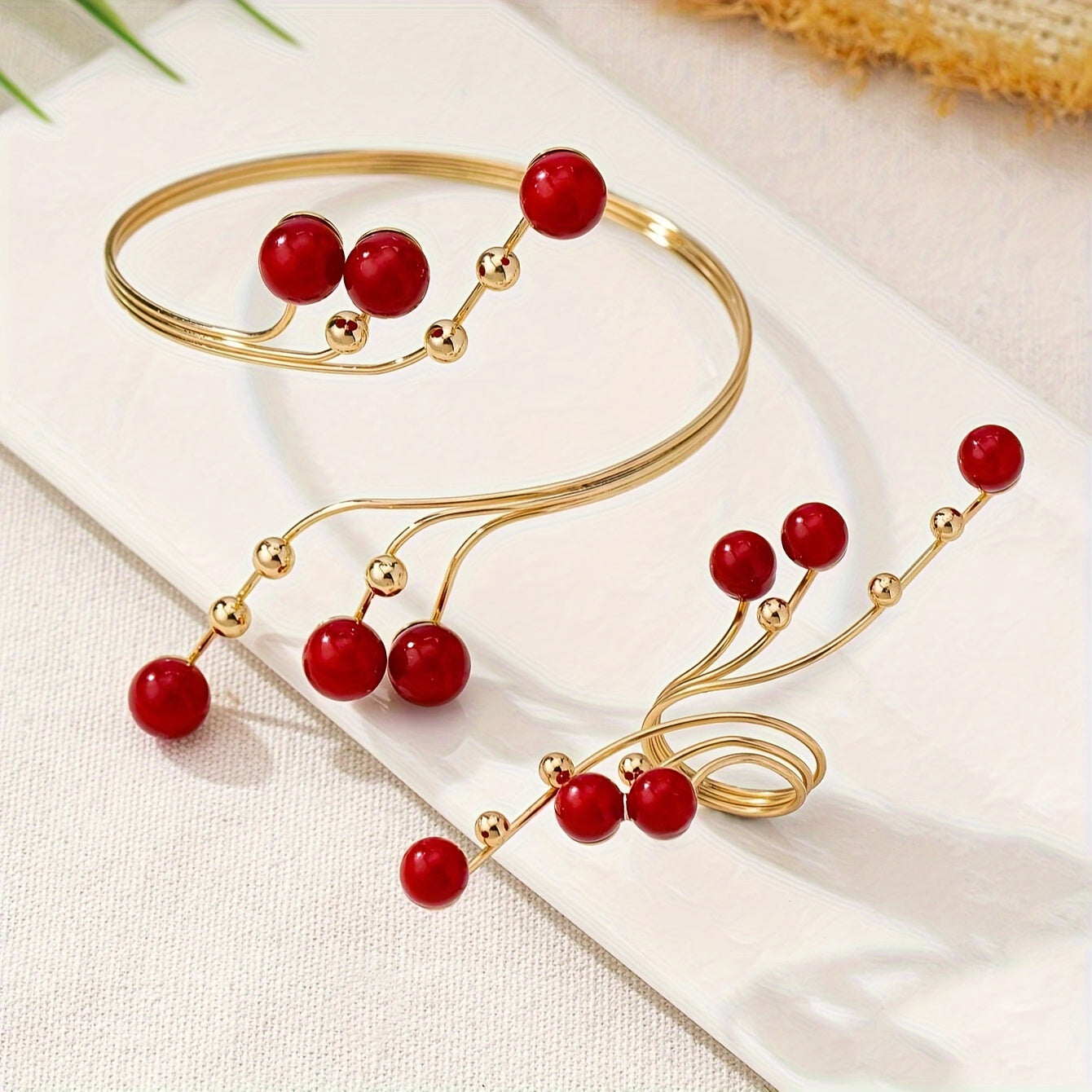 Ensemble de bijoux élégant 2 pièces pour femme - Topdecheztop.fr