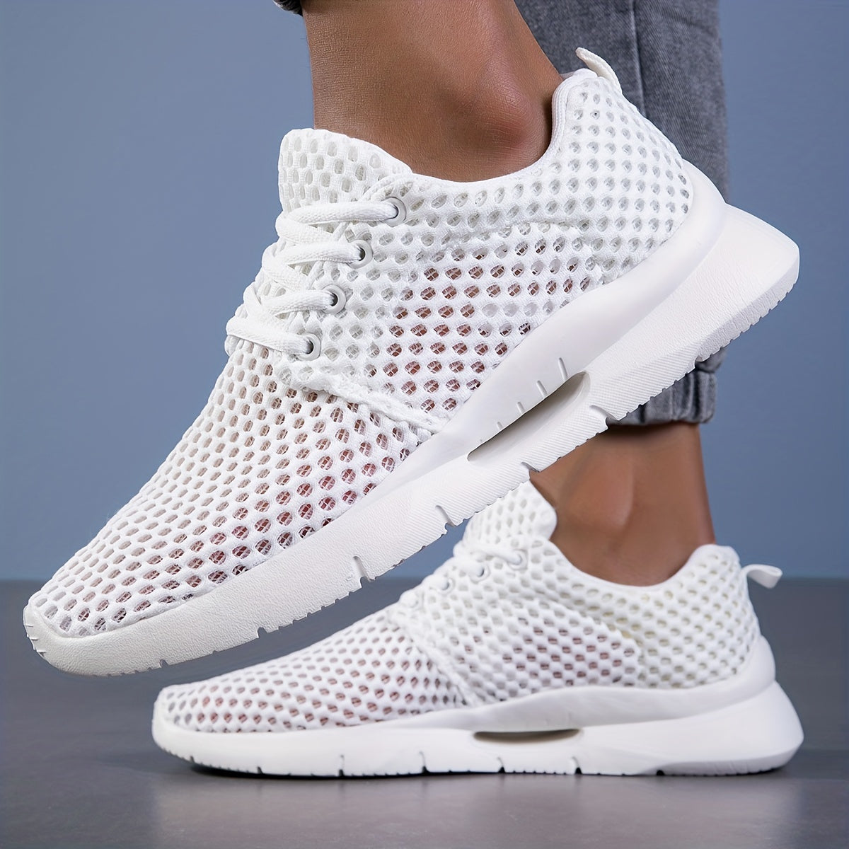 Chaussures de Marche Décontractées Unisexes – Semelle EVA, Lacets, Printemps/Été 👟☀️
