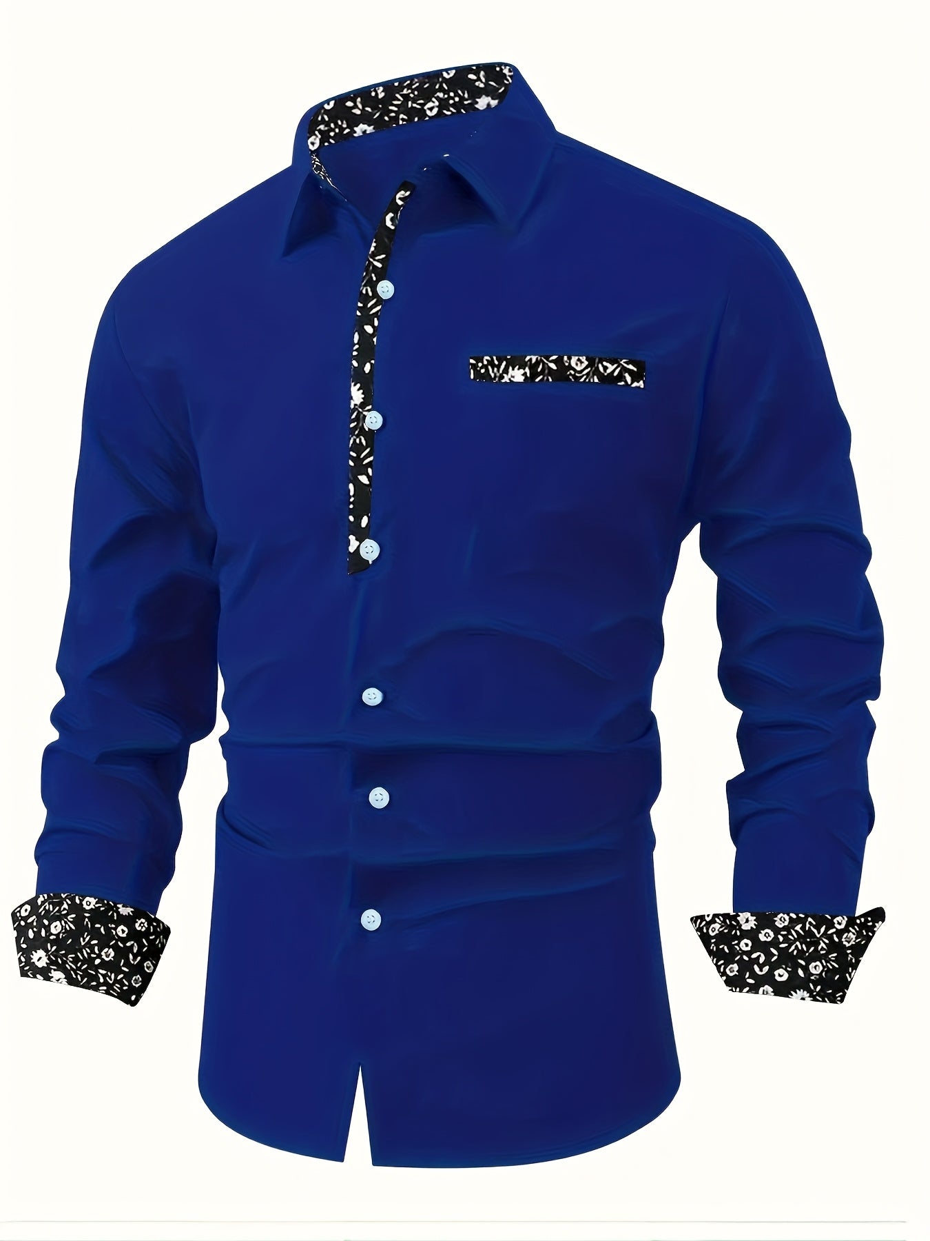 Chemise décontractée à manches longues pour homme - Topdecheztop.fr