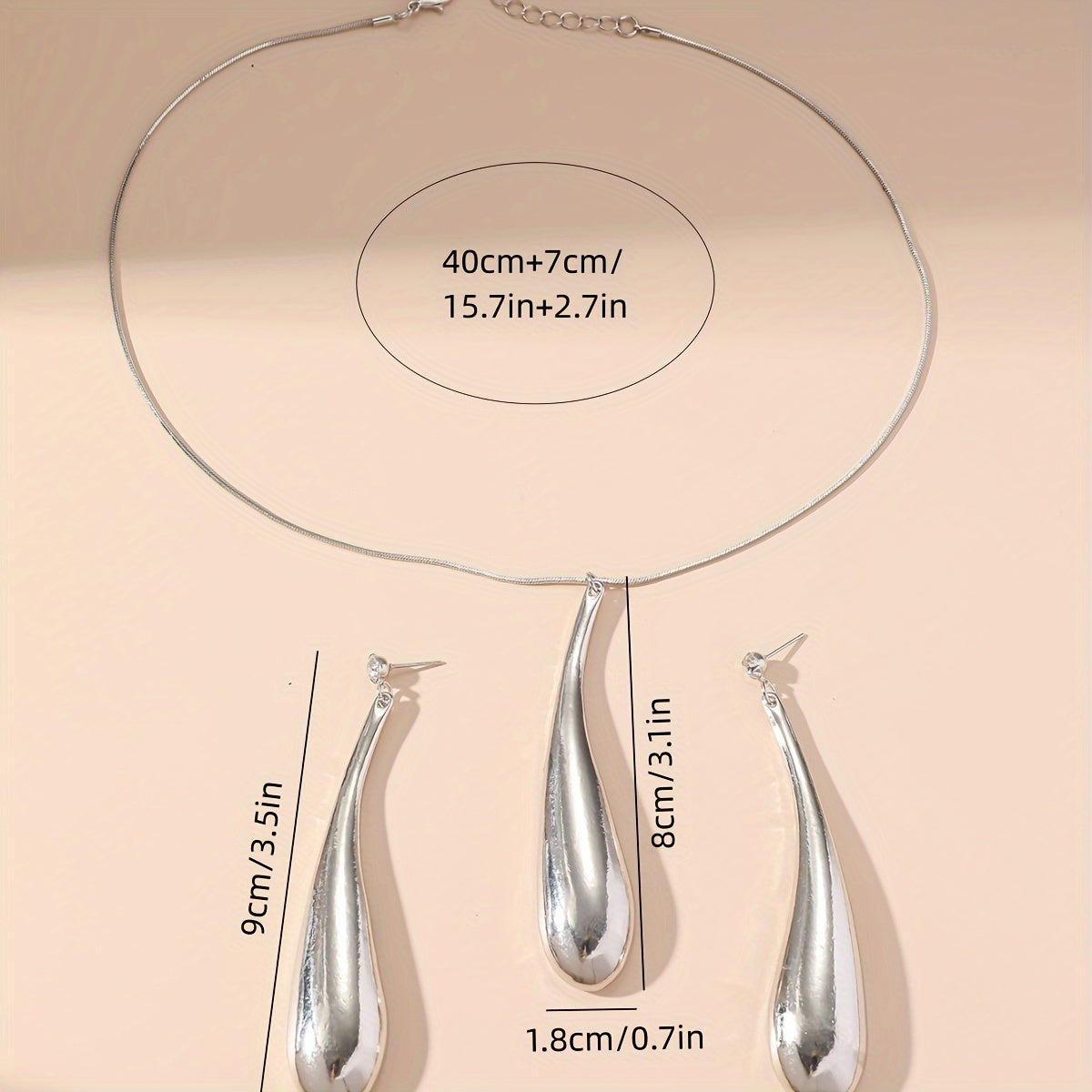 Ensemble collier et boucles d'oreilles - Topdecheztop.fr