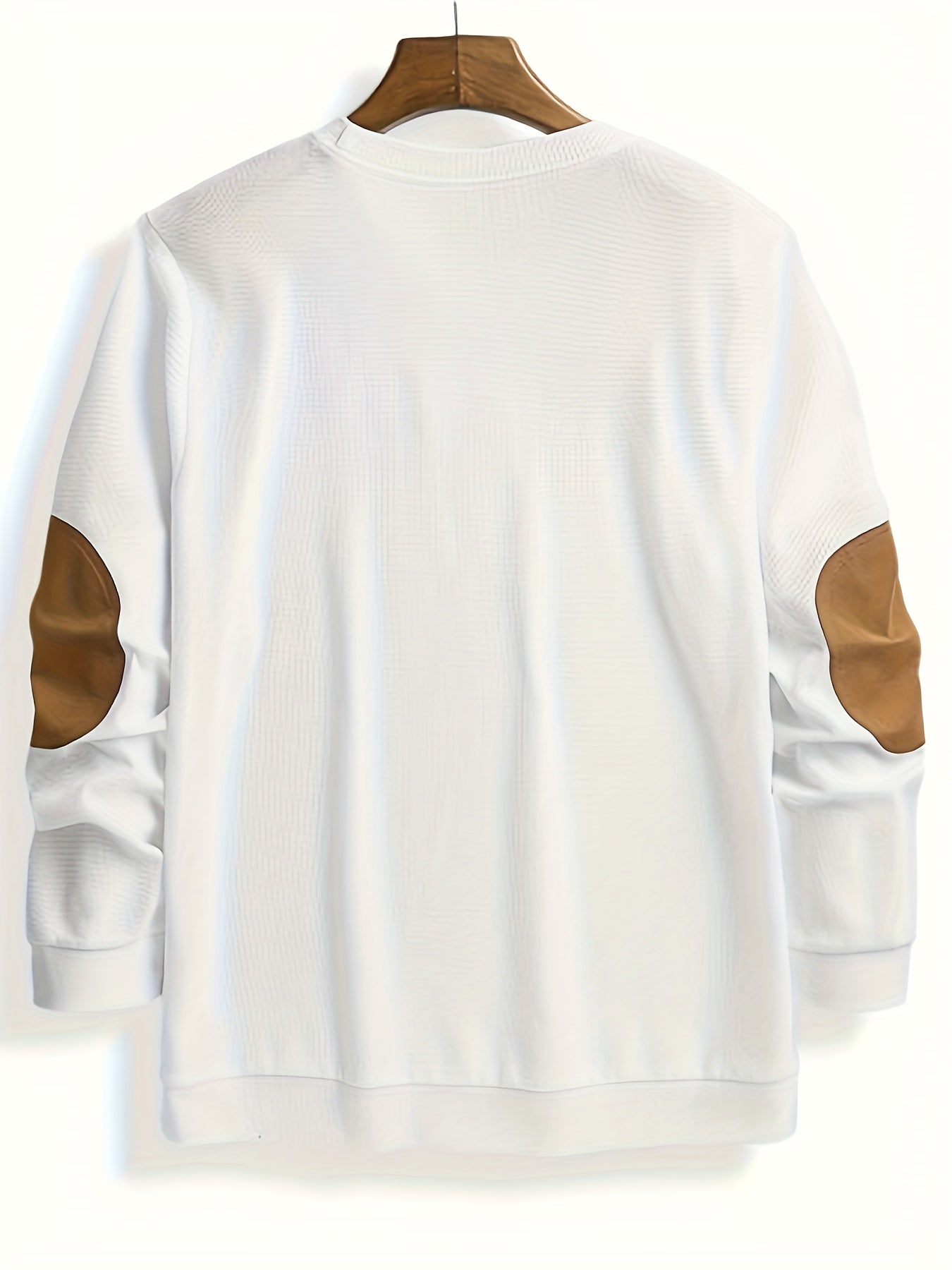 Sweat-shirt décontracté en tricot gaufré pour homme - Topdecheztop.fr