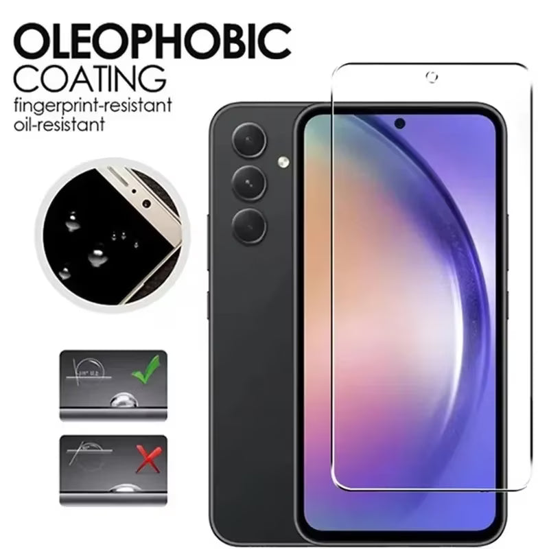 Lot de 5 protections d’écran HD en verre trempé pour Samsung Galaxy