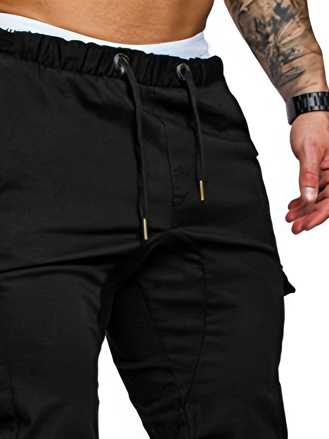 Pantalon Cargo Homme Multi-Poches – 95% Coton, Coupe Régulière, 7 Coloris, S à XXL