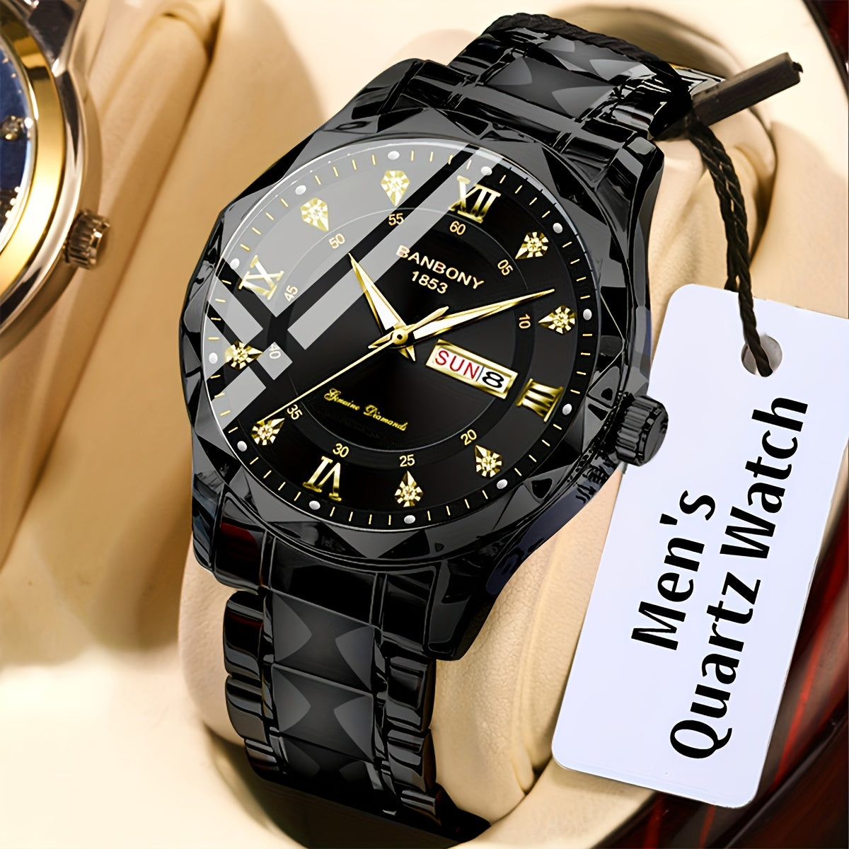 Montre multifonctionnelle pour homme avec bracelet en acier inoxydable - Topdecheztop.fr