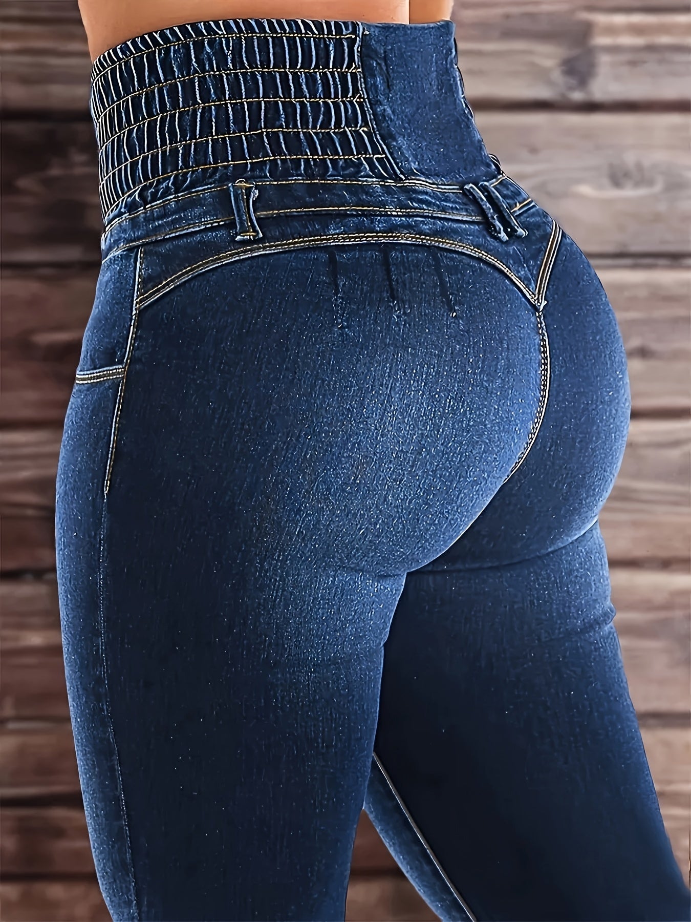 Pantalon Evase Flare Leg Femme - Taille Haute Moulant, Tissu Stretch Sexy