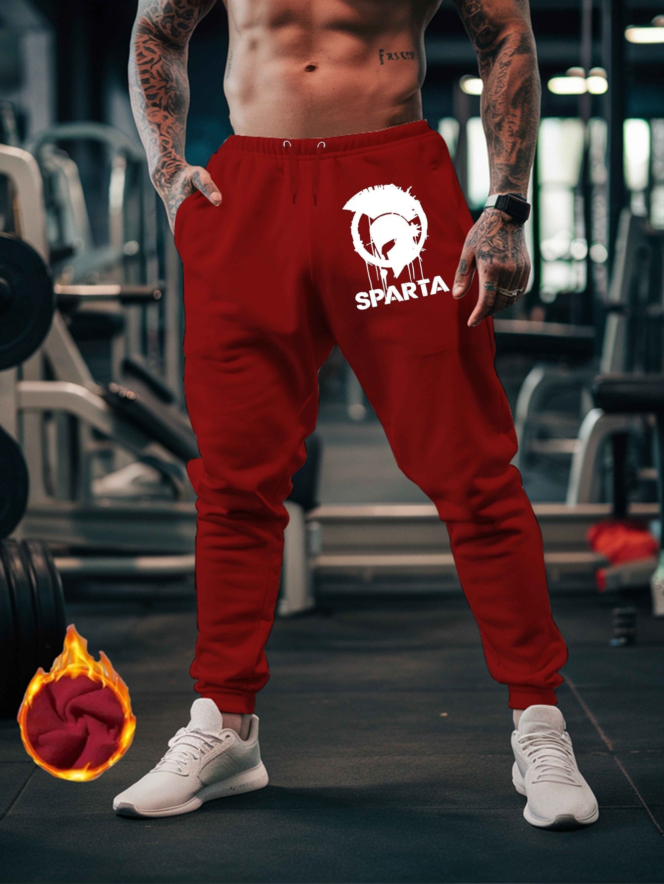 Pantalon Graphique Sparta Soccer Club Homme – 100% Polyester, 12 Coloris, S à XXL