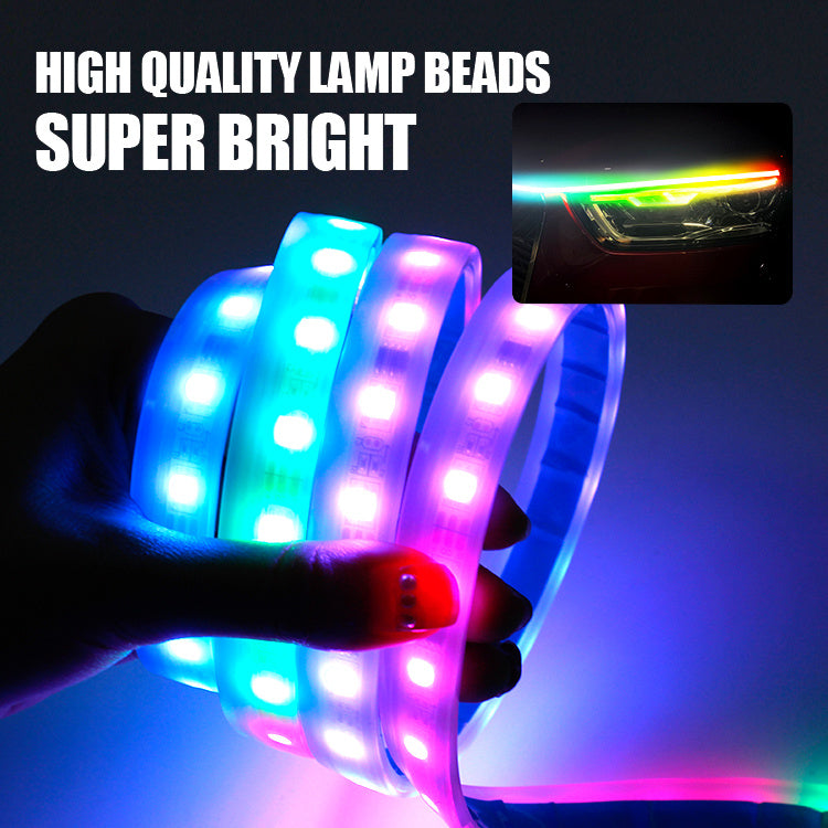 Couvre-chef de voiture coloré à LED - Topdecheztop.fr