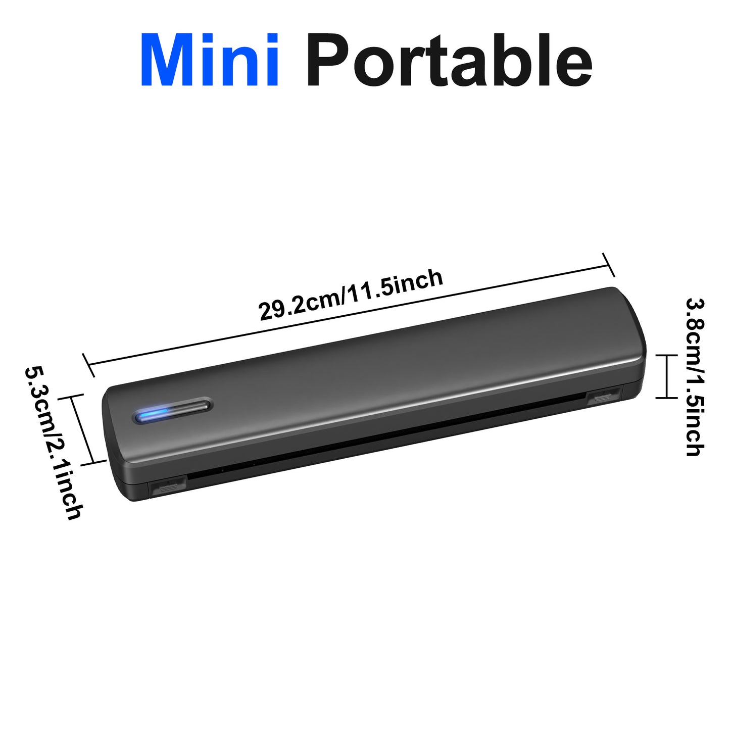 Imprimante Thermique Portable D810 – Sans Fil, USB, Autocollants & Papier Thermique