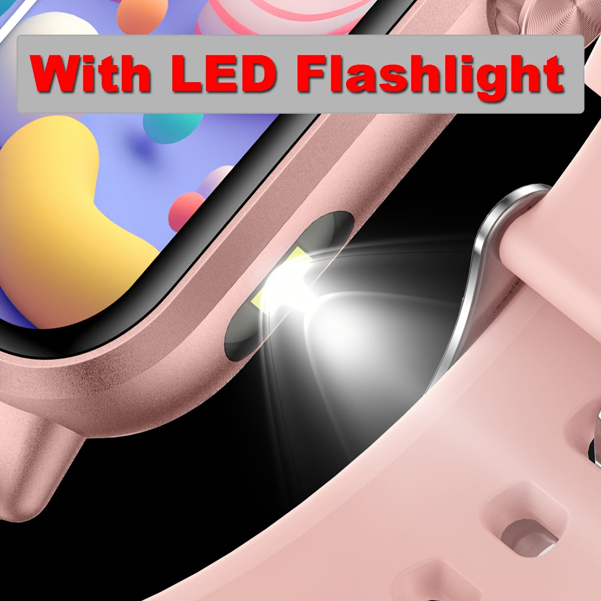 Montre intelligente COIUSOR avec lampe de poche LED intégrée - Topdecheztop.fr