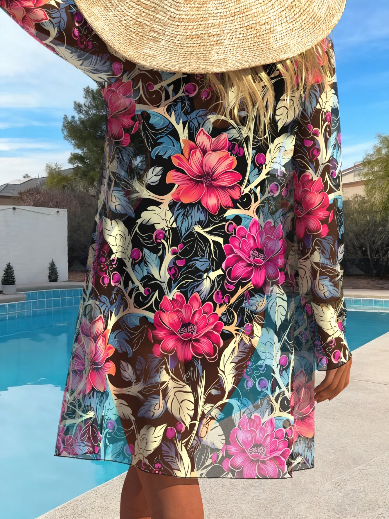 Maillot de bain 2 pièces femme imprimé aléatoire MIX - Style sport, très extensible, plage et piscine