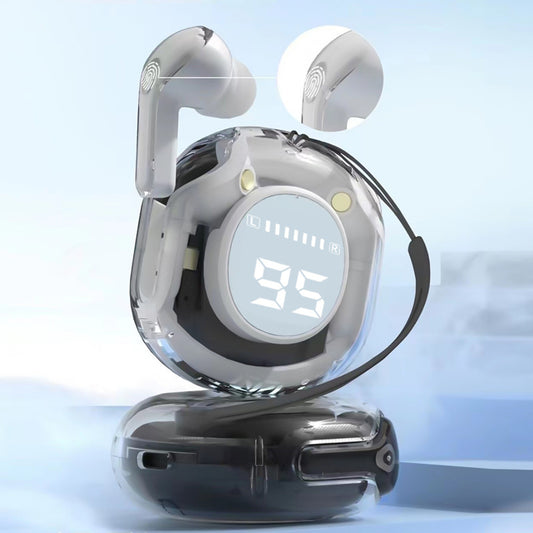 Casque Bluetooth sans fil avec batterie ultra longue durée et grand écran numérique - Topdecheztop.fr