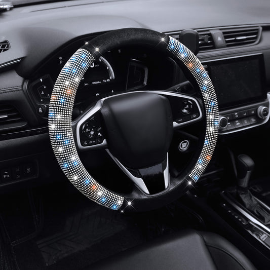 Housse de Volant Ornee de Diamants - Luxe & Confort Universel
