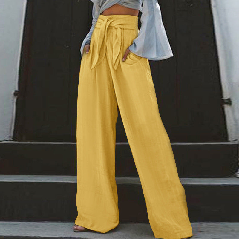 Pantalon décontracté ample grande taille style rétro - Topdecheztop.fr