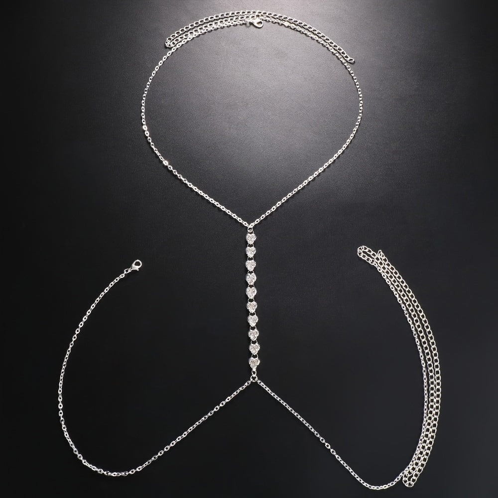 Chaîne en strass pour femme - Élégance et Brillance à Prix Abordable - Topdecheztop.fr
