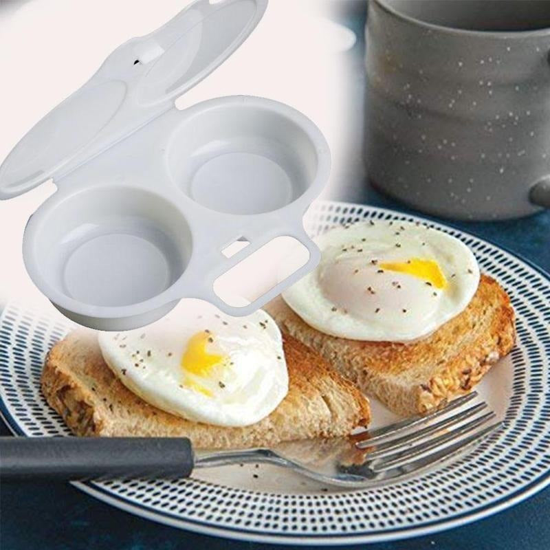 Appareil Omelettes Antiadhesif Micro-Ondes 2 Tasses - Cuisson Rapide et Saine, Facile a Nettoyer, 2 Coloris
