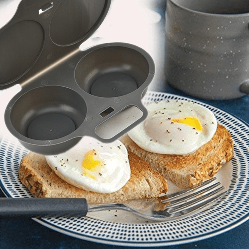 Appareil Omelettes Antiadhesif Micro-Ondes 2 Tasses - Cuisson Rapide et Saine, Facile a Nettoyer, 2 Coloris