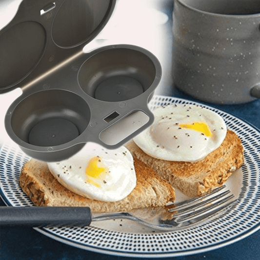 Appareil Omelettes Antiadhesif Micro-Ondes 2 Tasses - Cuisson Rapide et Saine, Facile a Nettoyer, 2 Coloris