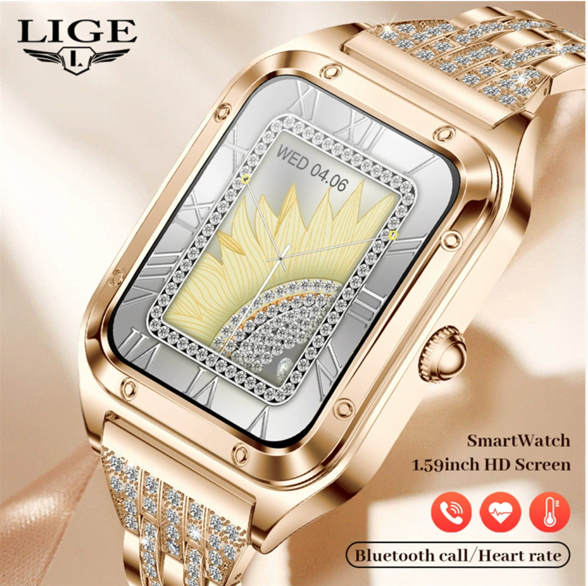 Montre connectée à écran tactile haute définition - Topdecheztop.fr