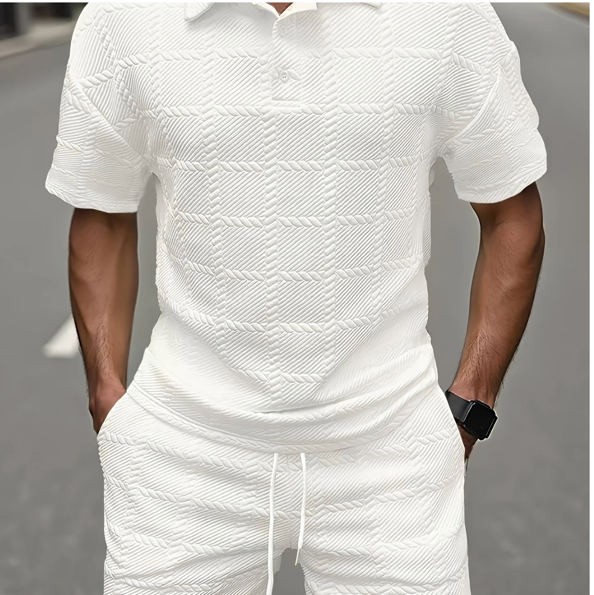Ensemble homme élégant et confortable - Haut et pantalon assortis, 5 coloris, S à XXL