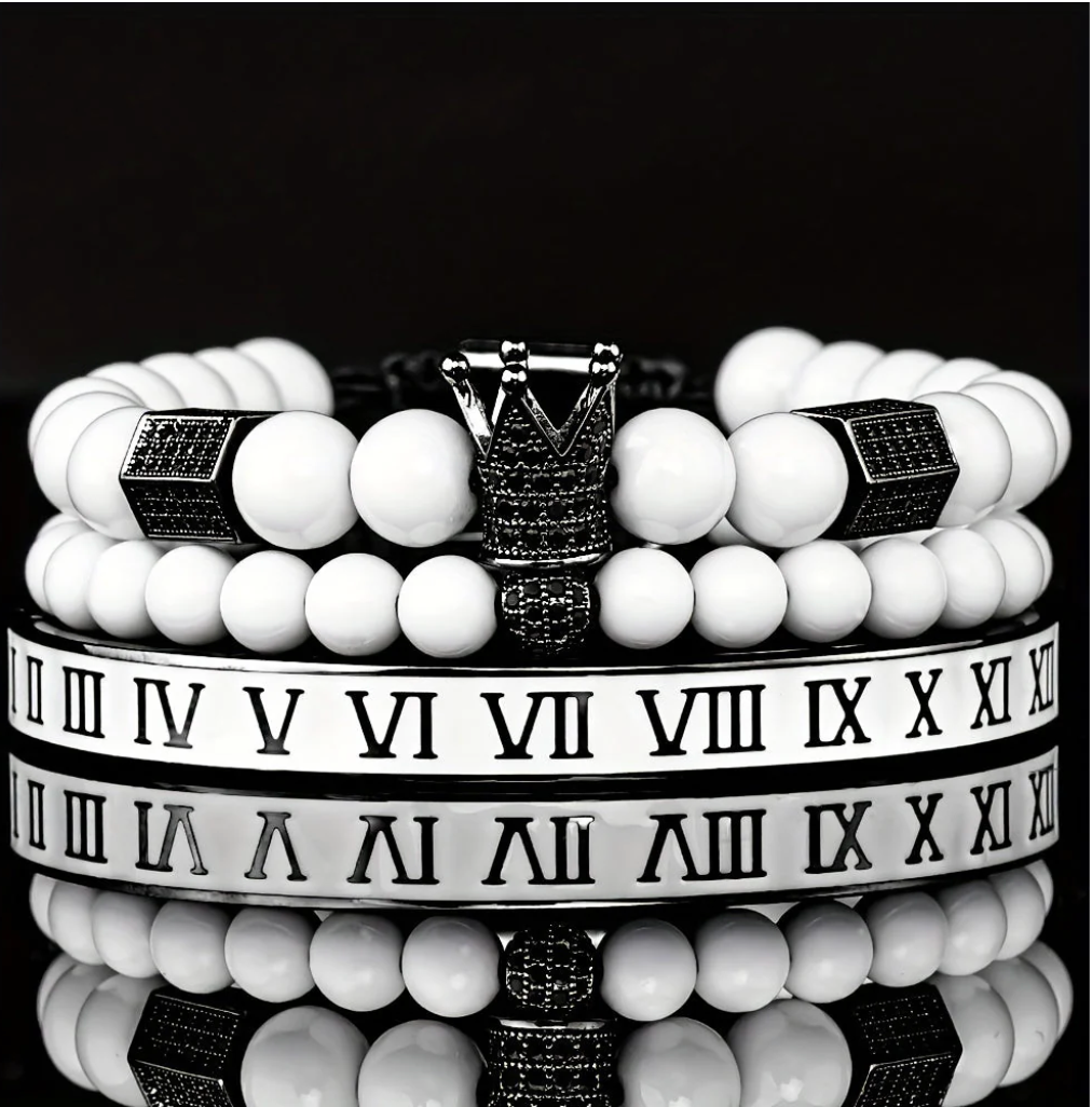 Trio de Bracelets Elegance Homme