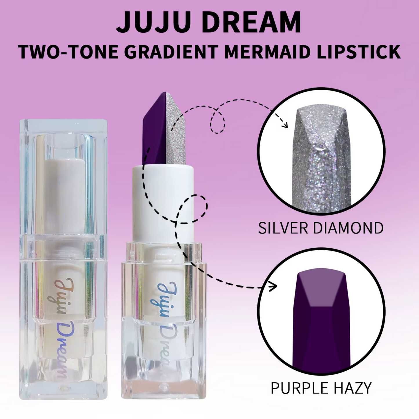 JUJU DREAM - Rouge a Levres Magique Couleur Changeante Hydratant