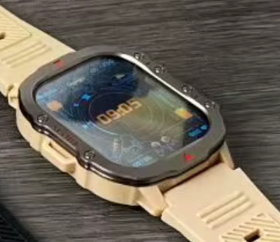 Montre Connectee Carree C41PRO - Ecran IPS, Frequence Cardiaque, Appel Bluetooth, Etanche, 4 Coloris