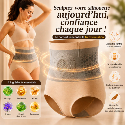 Slimoria™ Short Sculptant | Contrôle du Ventre Taille Haute Sans Coutures, Taille Affinée & Effet Push-Up