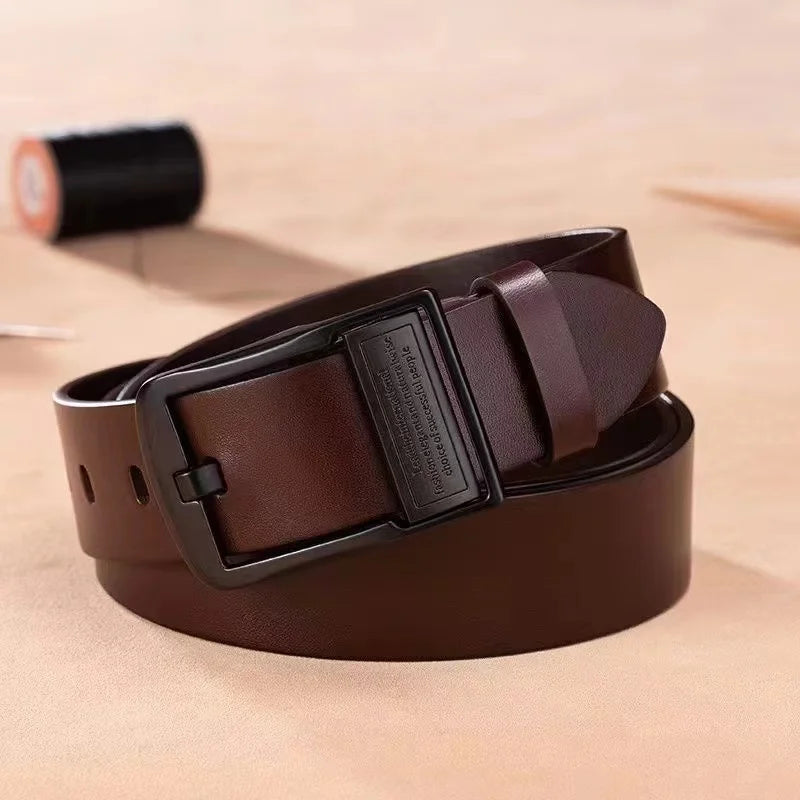 Ceinture en cuir de vachette pour hommes - Topdecheztop.fr