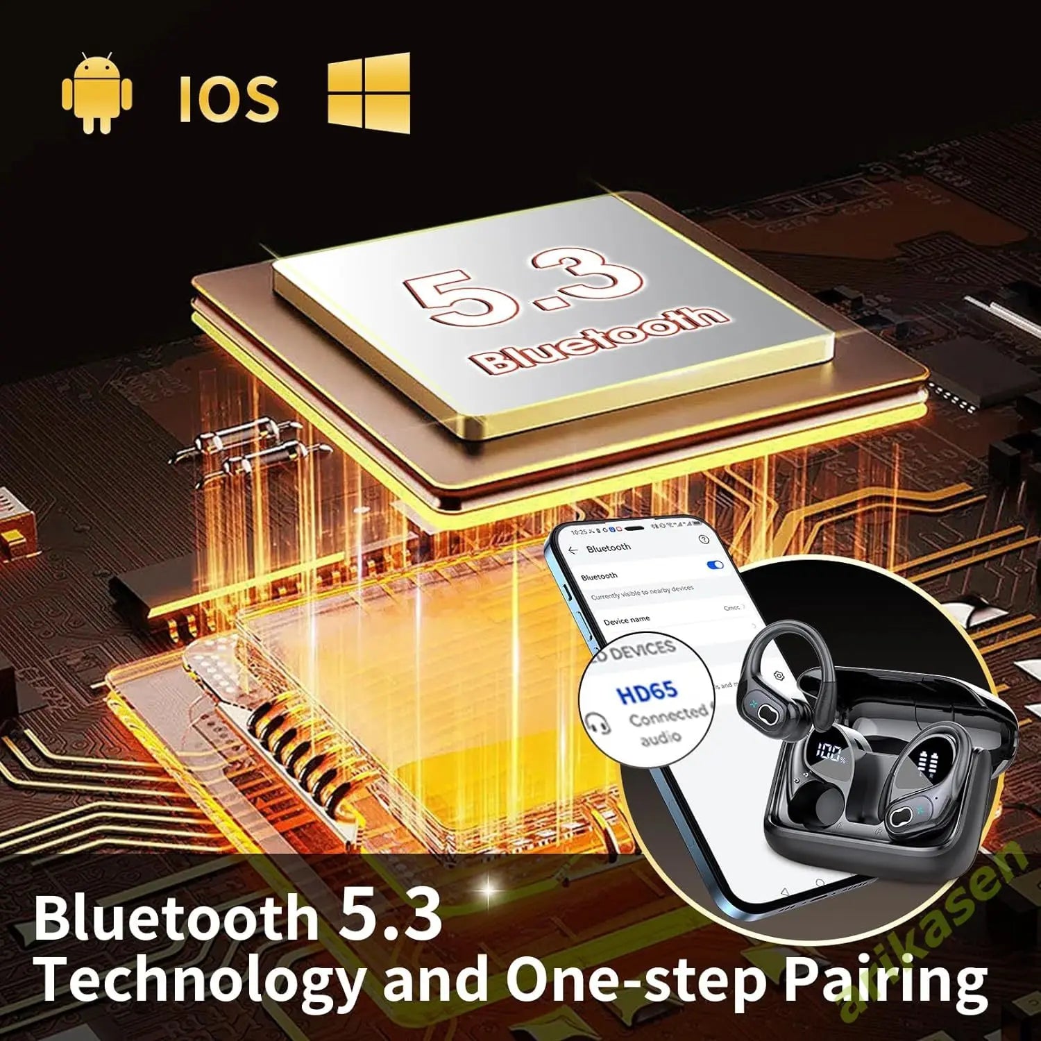 Bluetooth 5.3 casque - Topdecheztop.fr