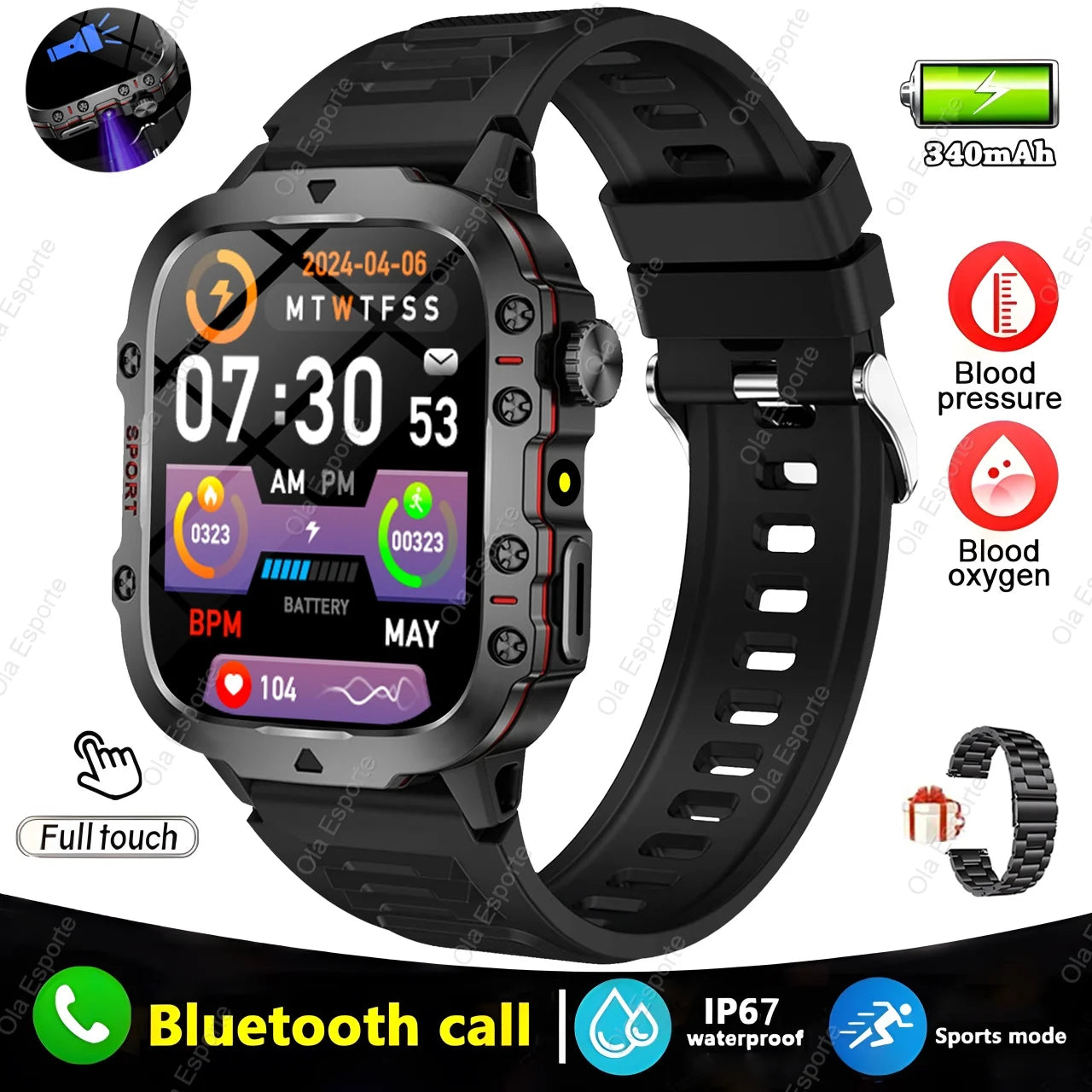 Montre connectée militaire - Topdecheztop.fr