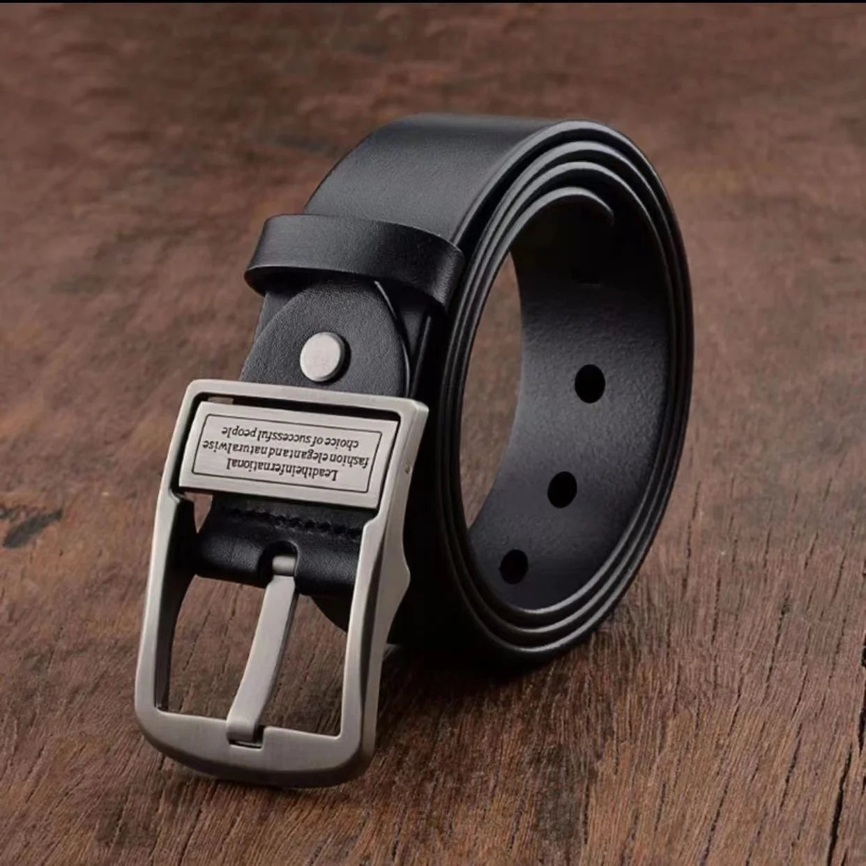 Ceinture en cuir de vachette pour hommes - Topdecheztop.fr