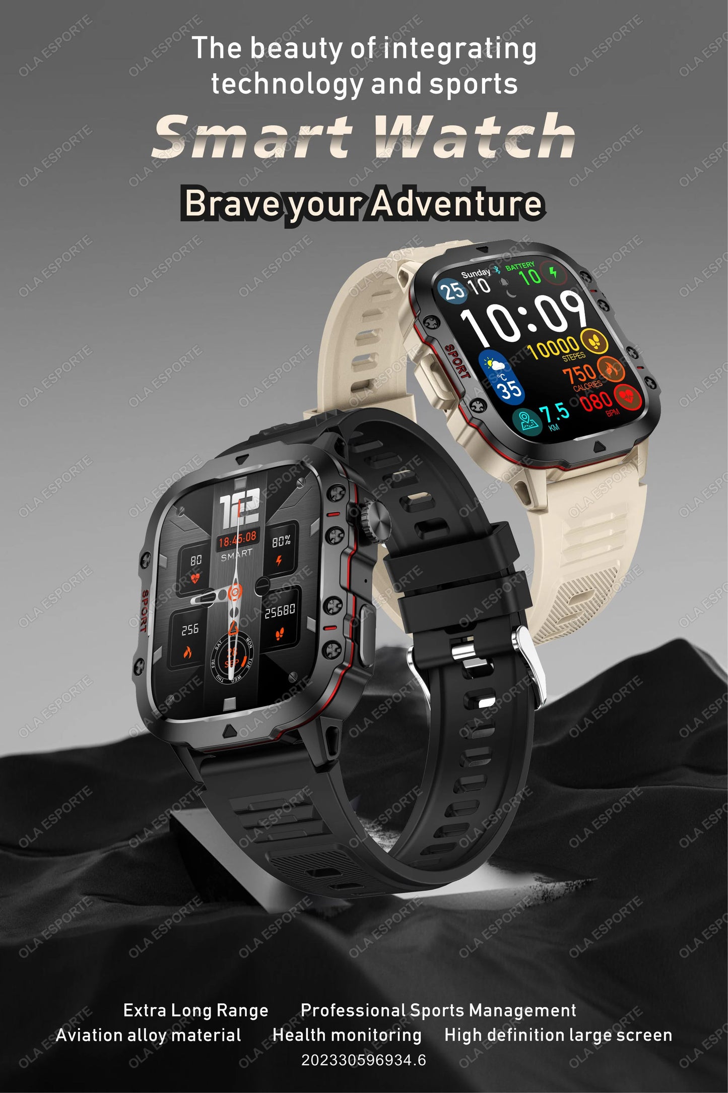 Montre connectée militaire - Topdecheztop.fr