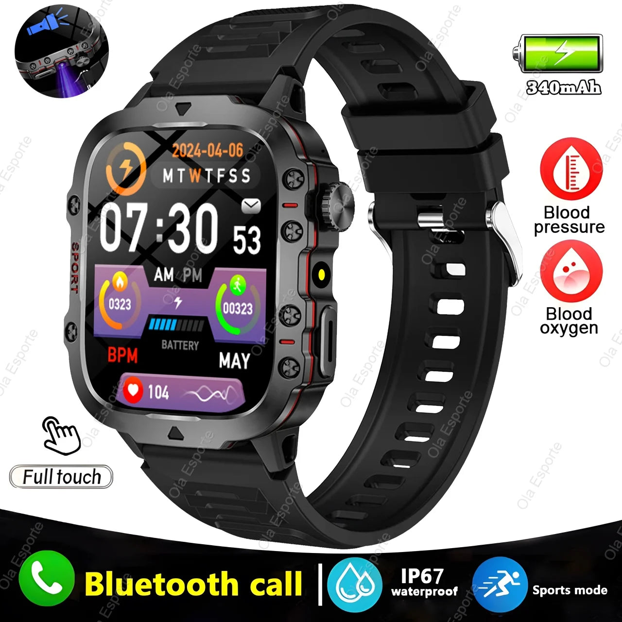 Montre connectée militaire - Topdecheztop.fr