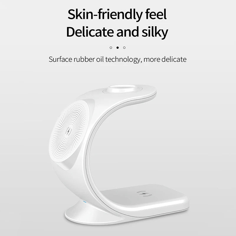 Chargeur sans fil magnétique 3 en 1 pour téléphone intelligent - Topdecheztop.fr