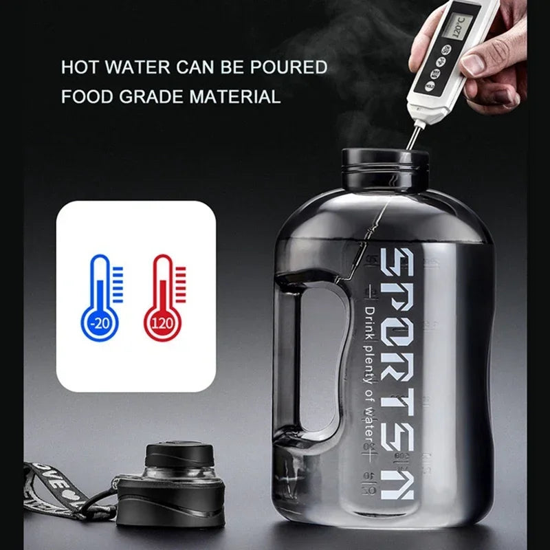 Bouteille d'eau de sport 1,7 L/2,7 L, portable, grande capacité, pour le fitness - Topdecheztop.fr