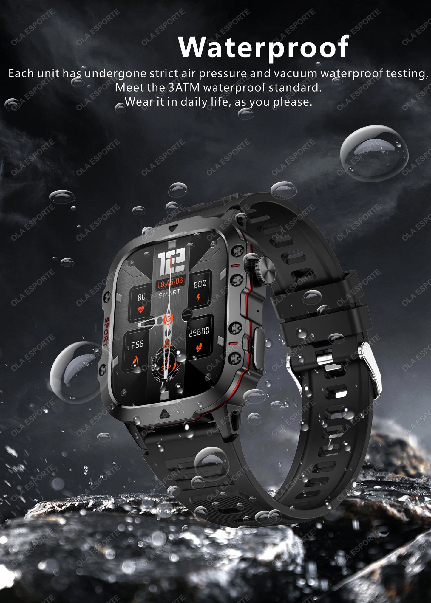 Montre connectée militaire - Topdecheztop.fr