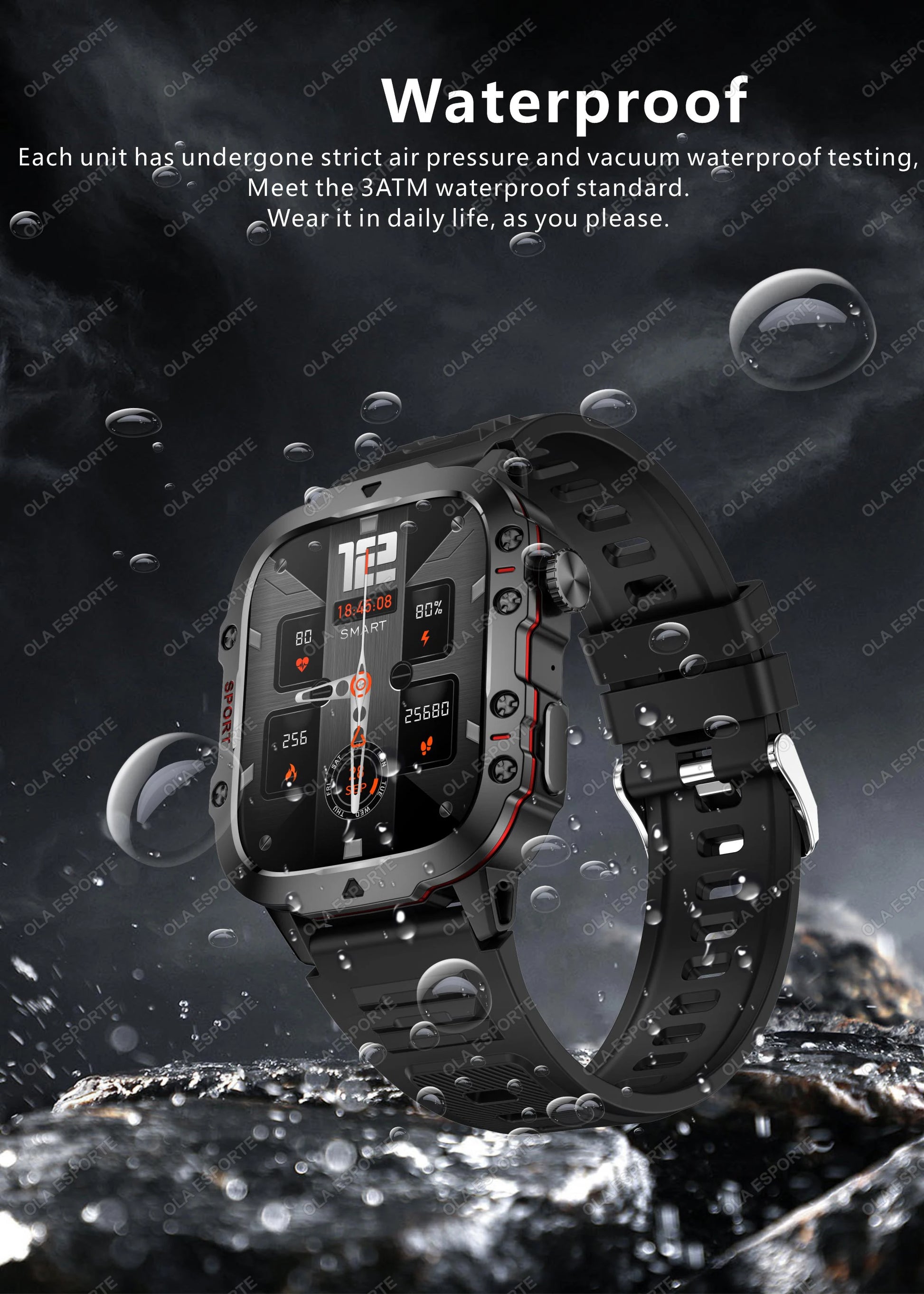 Montre connectée militaire - Topdecheztop.fr