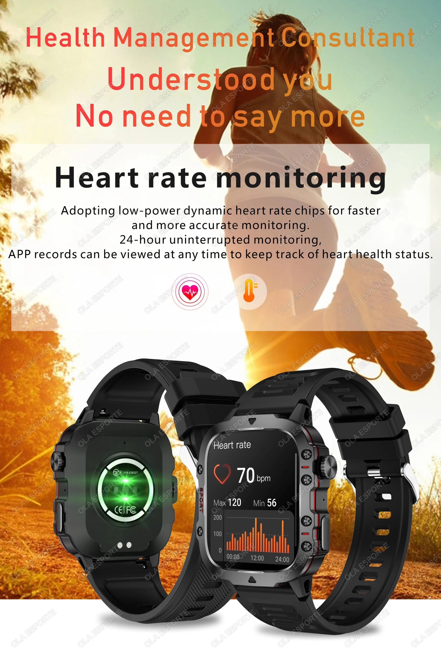 Montre connectée militaire - Topdecheztop.fr