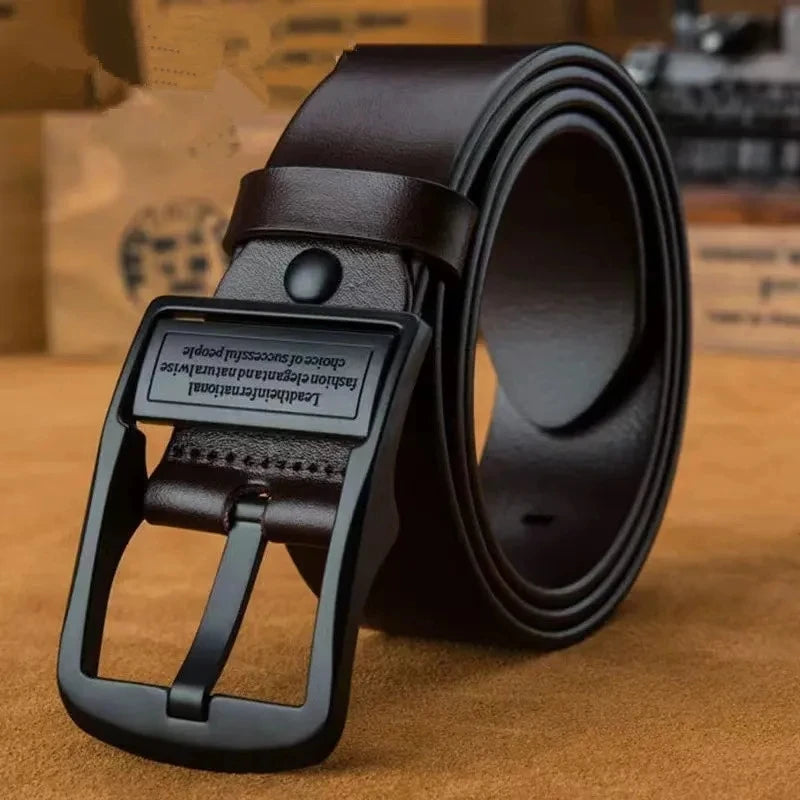 Ceinture en cuir de vachette pour hommes - Topdecheztop.fr