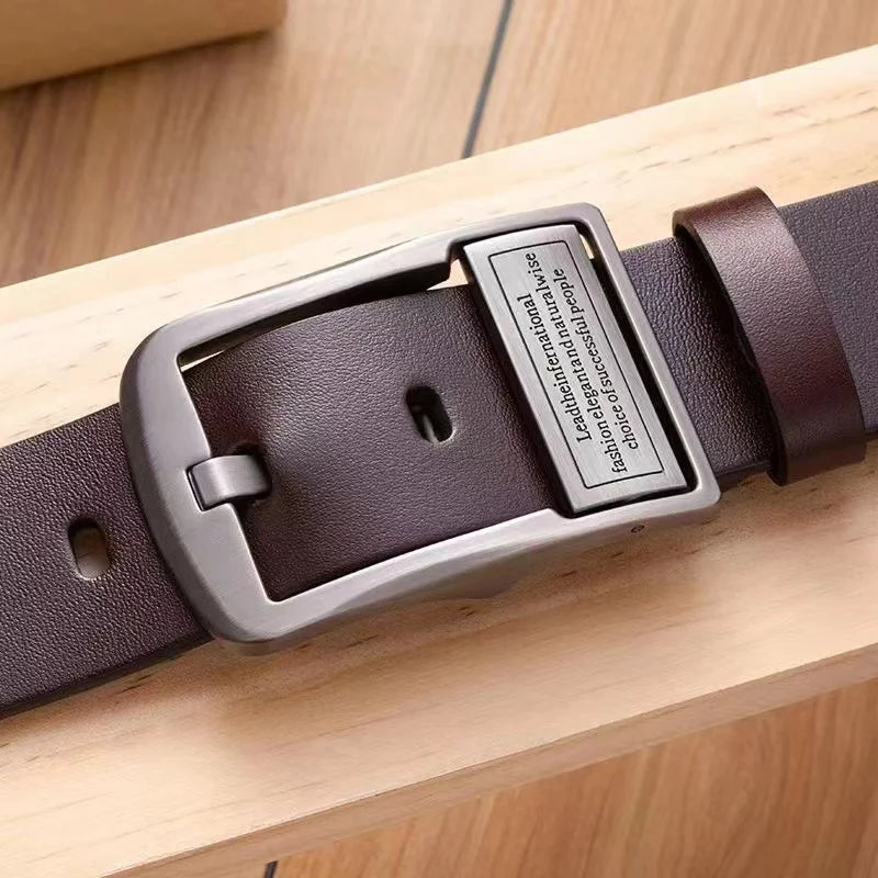 Ceinture en cuir de vachette pour hommes - Topdecheztop.fr
