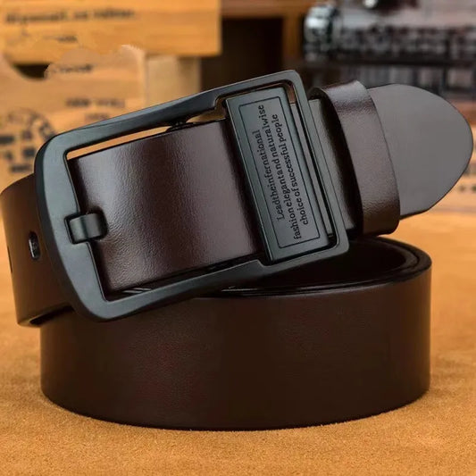 Ceinture en cuir de vachette pour hommes - Topdecheztop.fr