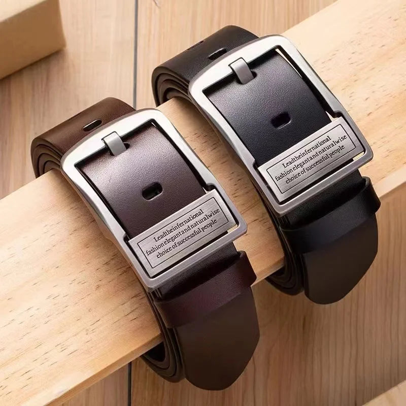 Ceinture en cuir de vachette pour hommes - Topdecheztop.fr