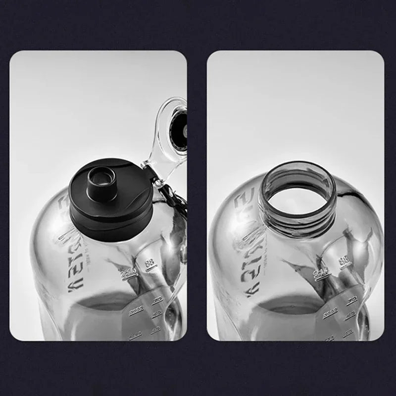 Bouteille d'eau de sport 1,7 L/2,7 L, portable, grande capacité, pour le fitness - Topdecheztop.fr
