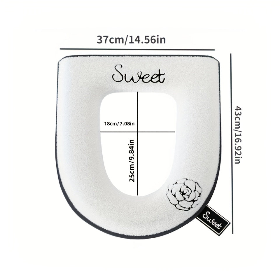 Coussin de Siège de Toilette Universel – Housse Zippée, Polyester, Toutes Saisons