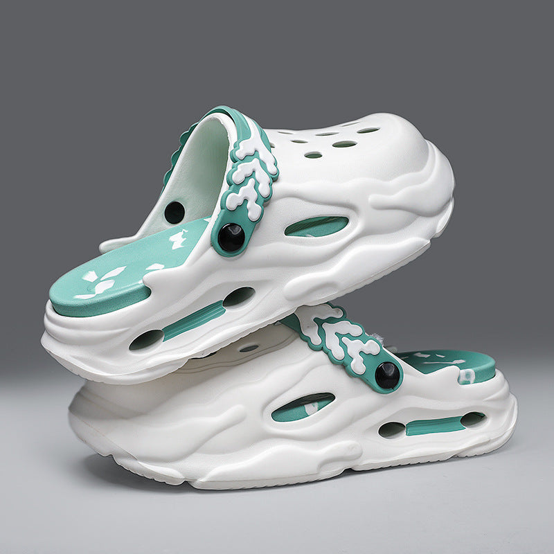 Chaussons EVA Perfores Unisexe - Antiderapants, Respirants, Rehaussants, 3 Coloris, Pointures 36-45