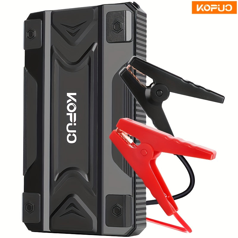 Demarreur de batterie portable voiture KOPUO 4000A - 12V, essence 8.5L, diesel 7L, USB, LED, 2 coloris