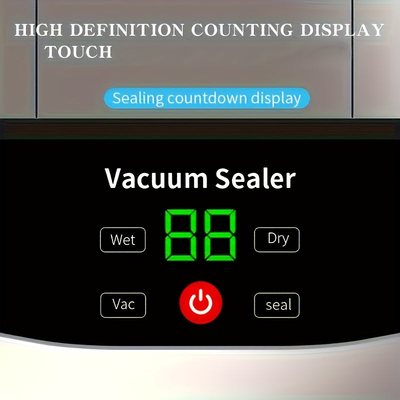 Machine Sous Vide Portable Automatique USB – Rechargeable + 10 Sacs Inclus