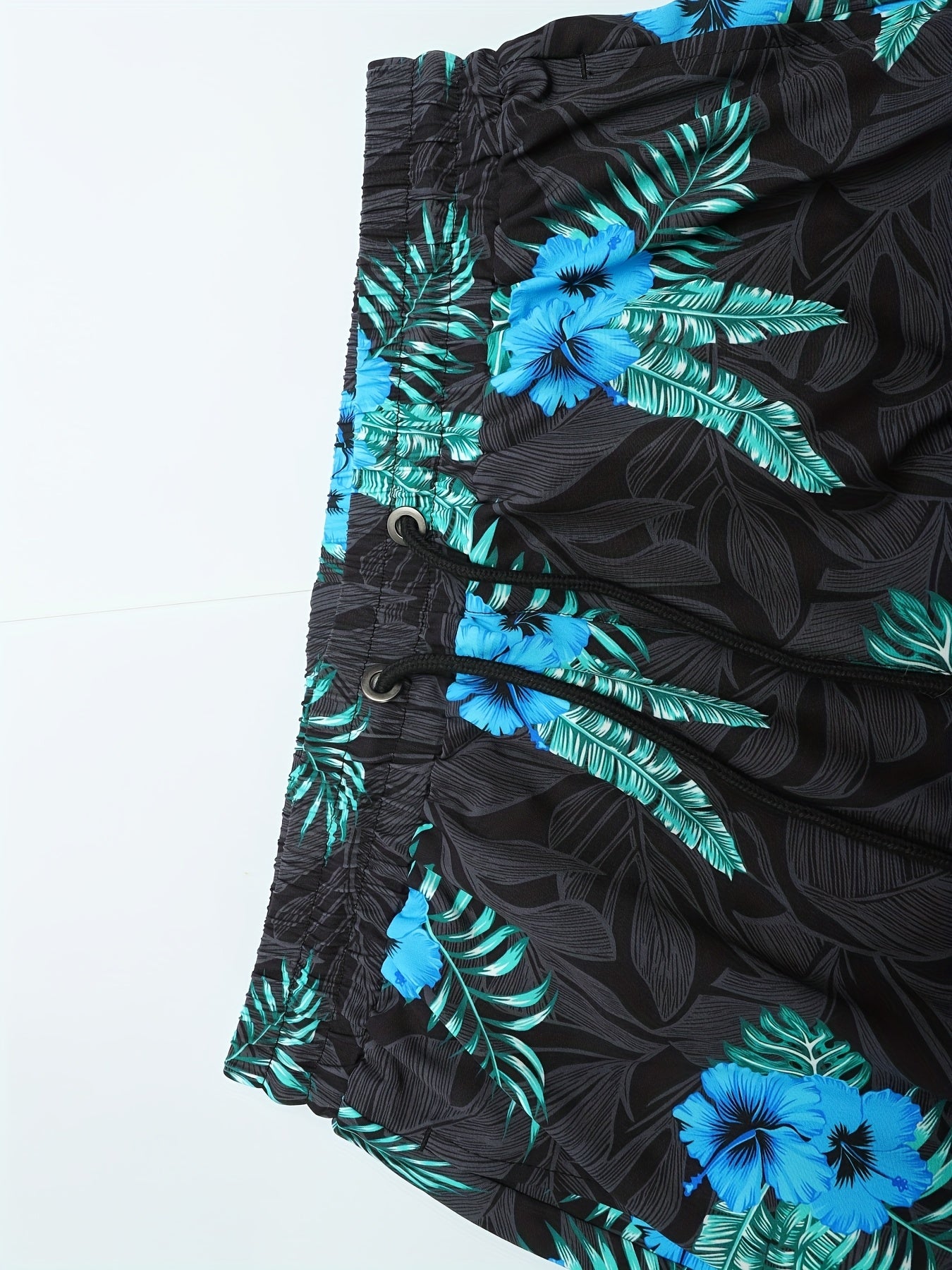 Short de Bain Homme Imprime Floral - Ceinture Elastique, Doublure Maille, 95% Polyester, Style Sport, 5 Coloris, FR XS au FR XXL